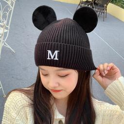 毛帽 男女適用 保暖毛帽 素色毛帽 毛帽針織帽子秋冬毛線帽日系百搭冬天復古毛帽 歷史價格詳細信息