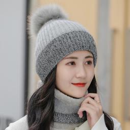 現貨 韓版 新款針織帽 女士帽 秋冬毛線帽加絨加厚保暖帽 毛球帽 毛帽 帽子 歷史價格詳細信息