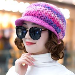 毛絨帽子 頭帽子 帽子冬天毛茸茸女加絨加厚保暖毛防風防寒護耳朵冬天可愛小熊旅遊 歷史價格詳細信息