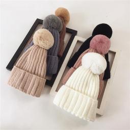 【現貨】帽子女冬天純色兔毛毛線帽韓版百搭簡約保暖針織套頭帽學生護耳男  露天拍賣 歷史價格詳細信息