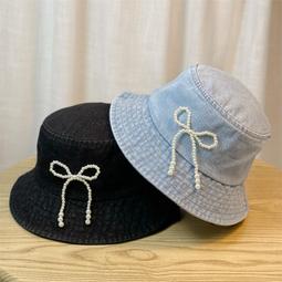 牛仔漁夫帽子女款2023新款春秋日系簡約百搭顯臉小素顏遮臉盆帽潮 歷史價格詳細信息