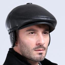 真皮貝雷帽新款春秋男女真羊皮漁夫帽遮陽帽潮流搭配情侶嘻哈帽子 歷史價格詳細信息