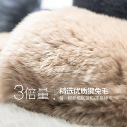 兔毛雷鋒帽女冬天加絨加厚保暖護耳針織帽秋冬季顯臉小毛球毛線帽 歷史價格詳細信息