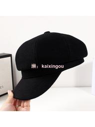 帽子女秋冬毛呢貝雷帽冬韓版百搭八角畫家帽復古英倫南瓜蓓蕾帽潮 歷史價格詳細信息