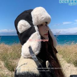 2023新款兔耳朵會動的帽子女冬季兒童圍巾手套三件套一體女童圍脖 歷史價格詳細信息