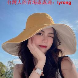 漁夫帽 遮陽帽 雙面漁夫帽-茶色綠色【ISW】設計師品牌 歷史價格詳細信息