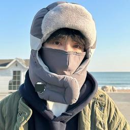 【熱賣】帽子男士滑雪帽冬天護耳雷鋒帽男冬季棉帽保暖防寒騎車電動車 歷史價格詳細信息