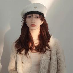 貝雷帽女秋冬小香風時尚休閒羊毛呢蓓蕾帽日系文藝顯臉小畫家帽子 歷史價格詳細信息