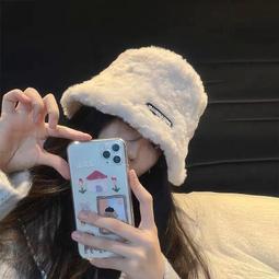 毛絨絨帽子女冬天新款漁夫帽加絨加厚保暖日式仿皮草毛毛盆帽 歷史價格詳細信息