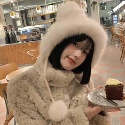 可愛護耳帽 女冬季韓版顯臉小毛絨小熊耳朵帽 子騎行加厚保暖雷鋒帽 歷史價格詳細信息