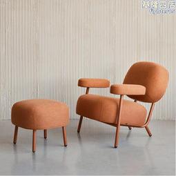 輕奢簡約設計師沙發椅別墅客廳單人椅小戶型接待會客椅懶人椅 歷史價格詳細信息