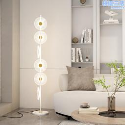 氛圍落地燈客廳設計師創意北歐臥室床頭展廳布藝百褶裝飾立燈 歷史價格詳細信息