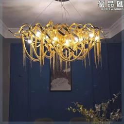 鋁材大型吊燈 水紋山脈異形吊燈 博物館 商場售樓部大吊燈 歷史價格詳細信息
