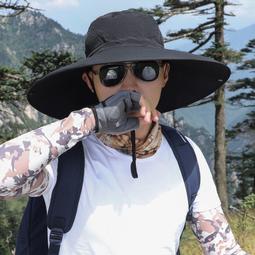 男夏季釣魚帽防紫外線漁夫帽戶外太陽帽帽子遮陽帽迷彩帽 歷史價格詳細信息