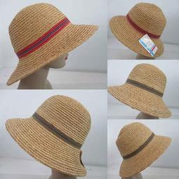 100% 天然拉菲亞草編太陽帽女士夏季大型爵士太陽帽寬簷軟盤沙灘帽手工編織時尚巴拿馬帽-時尚女裝 歷史價格詳細信息