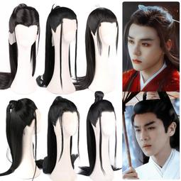 古風假發男長發帥氣國風少年感新中式高馬尾古裝漢服cos全頭式 歷史價格詳細信息