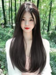 假發女長發超A漫畫劉海逼真蓬松黑色漢輻學生網紅長直發全頭濤式 歷史價格詳細信息