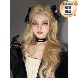 假發女長發rose同款白金色大波浪長卷發仿真發全真人發 歷史價格詳細信息