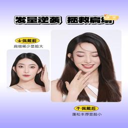 假髮女片頭頂真發發片全真人發增髮量蓬鬆長直髮接髮三片式假髮片 歷史價格詳細信息