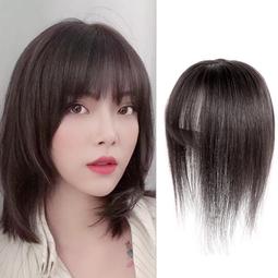 遮白髮假髮片真發頭頂補發片女無痕增發量蓬鬆短捲髮羊毛卷玉米燙 歷史價格詳細信息