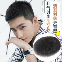 男士補發pian假發tao頭頂補發前額禿頂補發墊接發翻蓋假發真發男發塊向日葵優品 歷史價格詳細信息