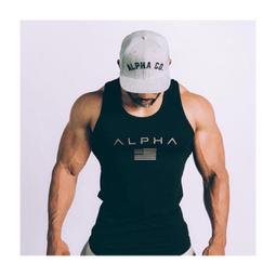 夏季無袖背心男肌肉潮牌健身房跑步訓練無袖寬鬆運動T恤速乾上衣 歷史價格詳細信息