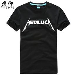 金屬樂隊流搖滾朋克短袖男女寬鬆休閒復古做舊洗水t恤潮 歷史價格詳細信息