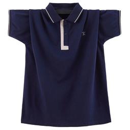 夏季 polo 衫加肥加大碼寬鬆短袖polo衫翻領男士 純棉 t恤 短t-真男人專賣店 歷史價格詳細信息