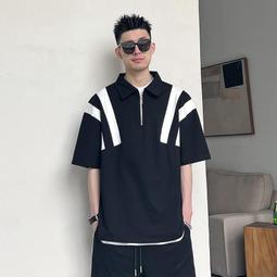 男士時尚短袖POLO衫套裝高品質百搭休閒短褲夏季男裝搭配一套痞帥-22號穿搭 歷史價格詳細信息
