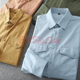 全棉長袖工作服 灰/水藍/深藍  100%棉 純棉工作服 歷史價格詳細信息