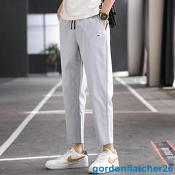 男生褲子 休閒褲 直筒褲 運動褲 夏季薄款 潮男必備 台灣發貨 三色可選 長褲 歷史價格詳細信息