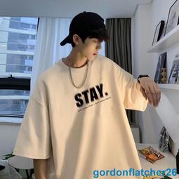 夏季ins新款 日系 復古 潮牌 短袖 男生T恤 韓版 潮流 學生寬鬆 嘻哈 短袖上衣 短T(YQT234)【壹號站】 歷史價格詳細信息