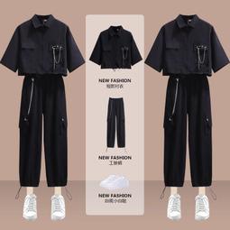 韓版夏日工裝風寬鬆短袖襯衫 翻領T恤【TJTZ75Y】預購+現貨 歷史價格詳細信息