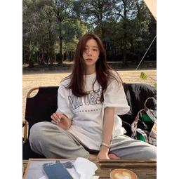 台灣現貨春夏白t恤女y2k冰淇淋印花寬鬆學生短袖休閒上衣 歷史價格詳細信息