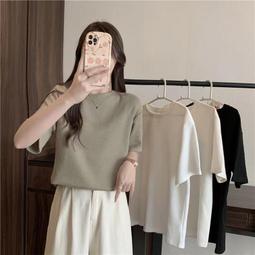 台灣現貨華夫格套裝 休閒套裝女生 ins博主寬鬆休閒運動風短褲套裝 女裝套裝 美式短袖圓領T恤兩件套 夏季套裝  露天市 歷史價格詳細信息