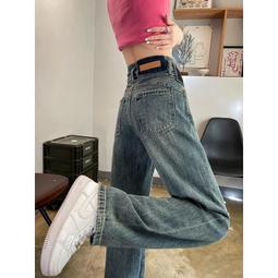 窄版闊腿褲子女春夏季高腰直筒寬鬆休閒黑色西褲高級感垂感西裝褲 歷史價格詳細信息