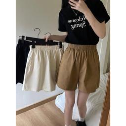 棉麻工裝短褲女夏季薄款韓版高腰小個子休閒褲寬鬆顯瘦a字闊腿褲 歷史價格詳細信息