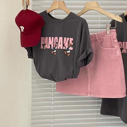 台灣現貨春夏白t恤女y2k冰淇淋印花寬鬆學生短袖休閒上衣 歷史價格詳細信息