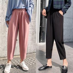 台灣現貨【現貨】高腰哈倫褲 牛仔褲 寬鬆 直筒褲 九分蘿蔔褲 九分褲 正韓 休閒褲 老爹褲 百搭復古好版型 顯瘦褲子 長 歷史價格詳細信息