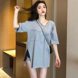 台灣現貨M~4XL 女生大尺碼長袖T恤 字母印花 素色上衣 學生 時尚百搭 ins潮 打底衫 螺紋 遮肉顯瘦 T恤衫 圓 歷史價格詳細信息