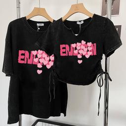 台灣現貨【Cherry⑦】水洗 短袖T恤 純棉T恤 印花上衣 美式復古上衣 短袖上衣 oversize t恤 寬鬆 顯瘦 歷史價格詳細信息