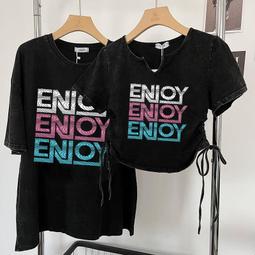 台灣現貨【Cherry⑦】100%純棉 水洗 美式復古上衣 短袖T恤 短袖上衣 女生上衣 夏季衣服 古著 美式 上衣女 歷史價格詳細信息