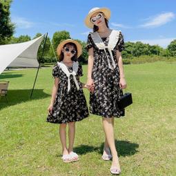 親子裝夏裝2024新款嬰兒一家三口四口全家裝洋氣可愛母女短袖T恤 歷史價格詳細信息