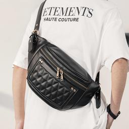 大容量菱格版本代購19bag手提包小香風斜背包繡線頂級斜挎同款歐陽娜娜鏈條包羊皮品質-時尚箱包 歷史價格詳細信息