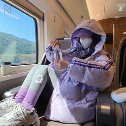 韓版寬鬆加厚外套棉服女短版棉服學生棉衣現貨秒殺【6折】 時尚字母菱形格棉服女2022秋冬季爆款氣質港風加厚棒球鋪棉外套潮 歷史價格詳細信息