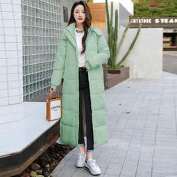 2021冬季新款網紅羽絨服女中長款發夜光時尚寬松白鴨絨面包服外套超夯 精品 歷史價格詳細信息