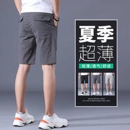 短褲男士2022夏季薄款冰絲潮流潮牌外穿七分寬松五分休閑工裝褲子 歷史價格詳細信息