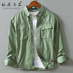 台灣現貨男士休閒長袖襯衫秋裝新款2021潮流寬鬆日系港風工裝襯衣外套  露天市集  全台最大的網路購物市集 歷史價格詳細信息