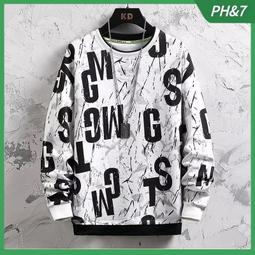 台灣現貨秋冬大學T男士2022新款潮牌ins寬鬆韓版男生休閒圓領長袖t恤  露天市集  全台最大的網路購物市集 歷史價格詳細信息