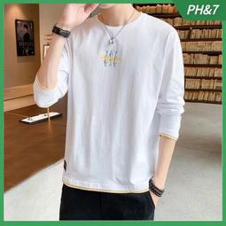 台灣現貨長袖t恤男士印花2019新款秋季丅恤潮流衣服小衫韓版衛衣男裝  露天市集  全台最大的網路購物市集 歷史價格詳細信息